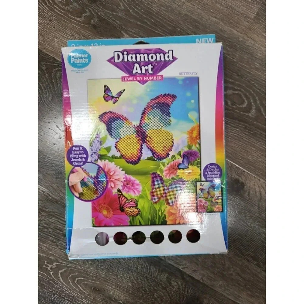 Butterfly diamond art kids crafts‎